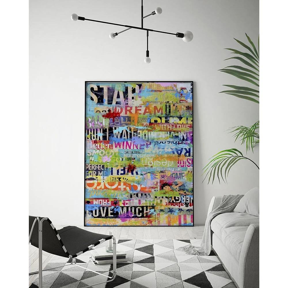 商品Giant Art|28" x 22" Metro Mix 33 I Art Block Framed Canvas,价格¥3207,第2张图片详细描述