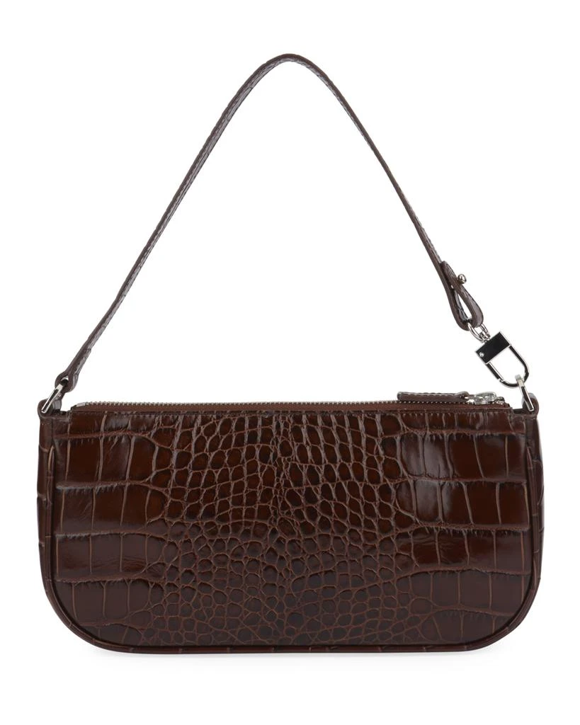 商品by FAR|Rachel Small Croc-Embossed Shoulder Bag,价格¥3086,第1张图片