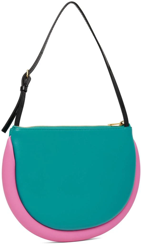 商品JW Anderson|Blue & Pink 'The Bumper' Moon Bag,价格¥1829,第3张图片详细描述