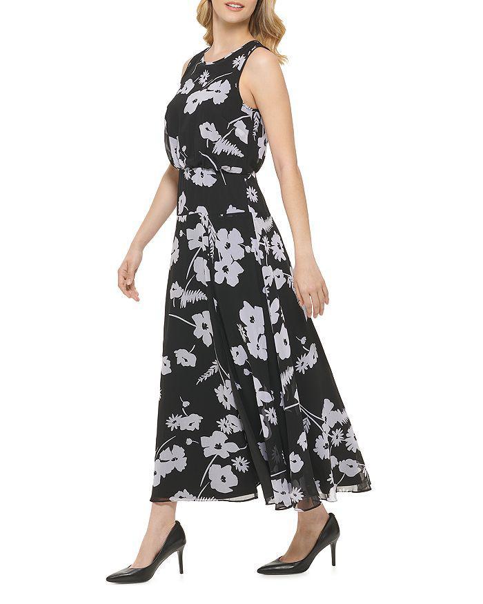 商品Karl Lagerfeld Paris|Floral Blouson Maxi Dress,价格¥392,第5张图片详细描述
