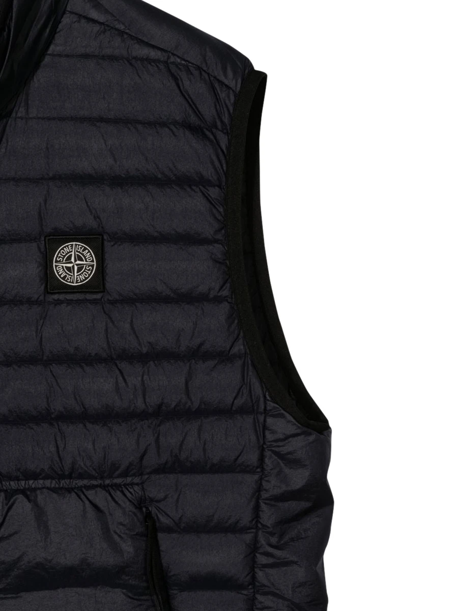 商品【商品预售7天】 Stone Island|Stone Island 男童马甲 7716G0332TV0020 深蓝色,价格¥1639,第6张图片详细描述