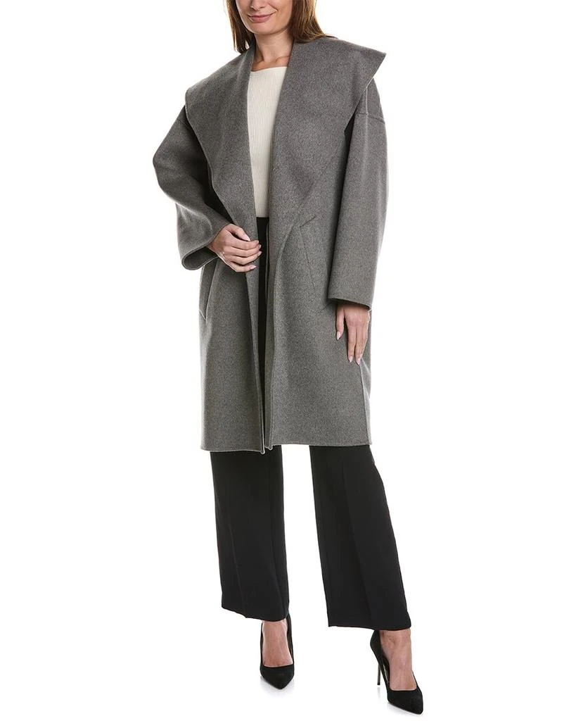 商品Michael Kors|Michael Kors Collection Shawl Clutch Wool Coat,价格¥3682,第1张图片