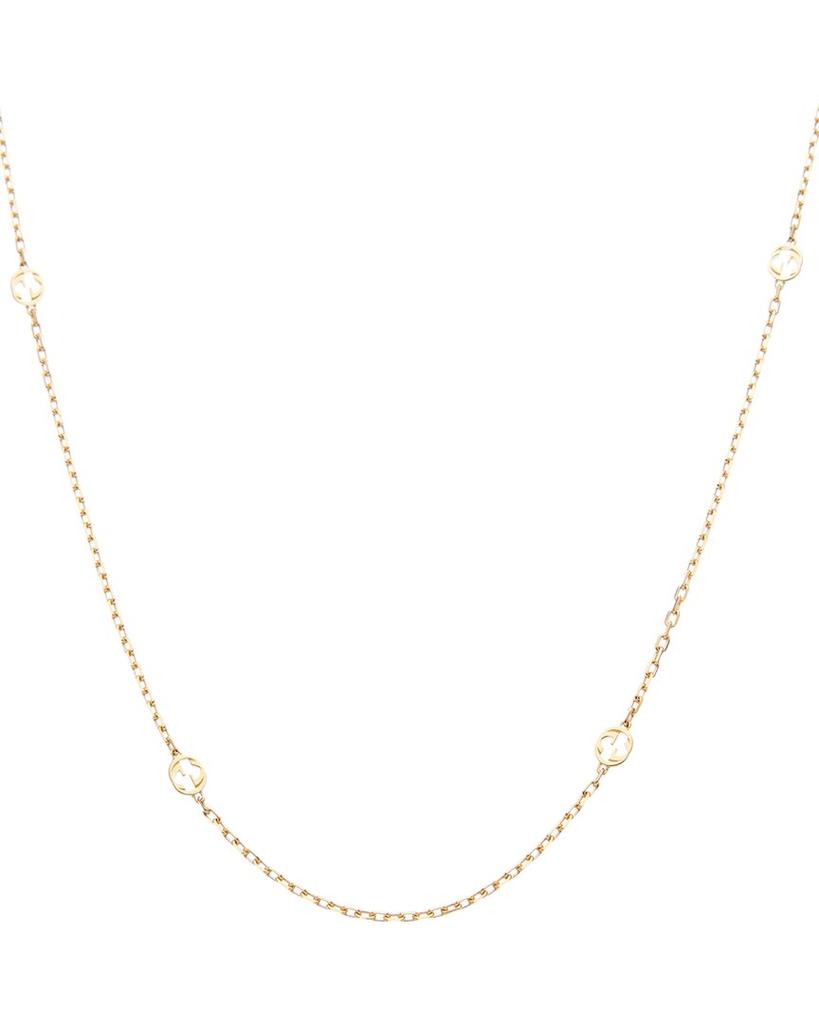 Gucci Interlocked G 18K Necklace商品第1张图片规格展示