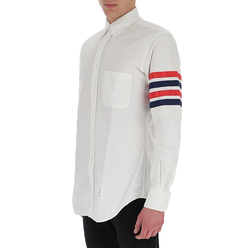 THOM BROWNE 白色男士衬衫 MWL319A-06177-100 商品