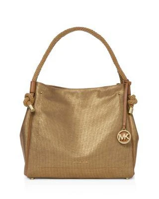 商品Michael Kors|Isla Canvas Bucket Bag,价格¥711,第1张图片