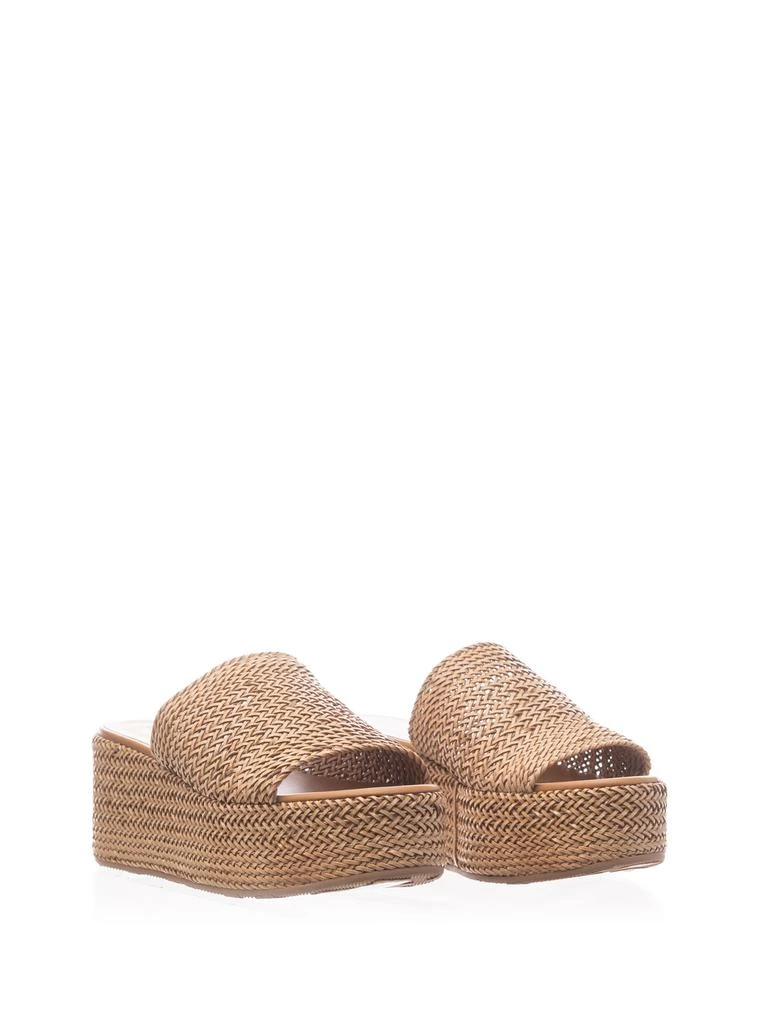 商品CASADEI|Casadei Woven Twiga Slipper With Wedge,价格¥3899,第2张图片详细描述