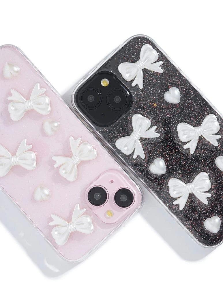 商品Custard London|3D Bow and Hearts iPhone Case,价格¥156,第2张图片详细描述