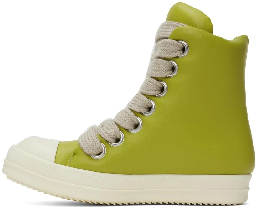 商品Rick Owens|Yellow Jumbo Lace Padded Sneakers,价格¥6573,第3张图片详细描述