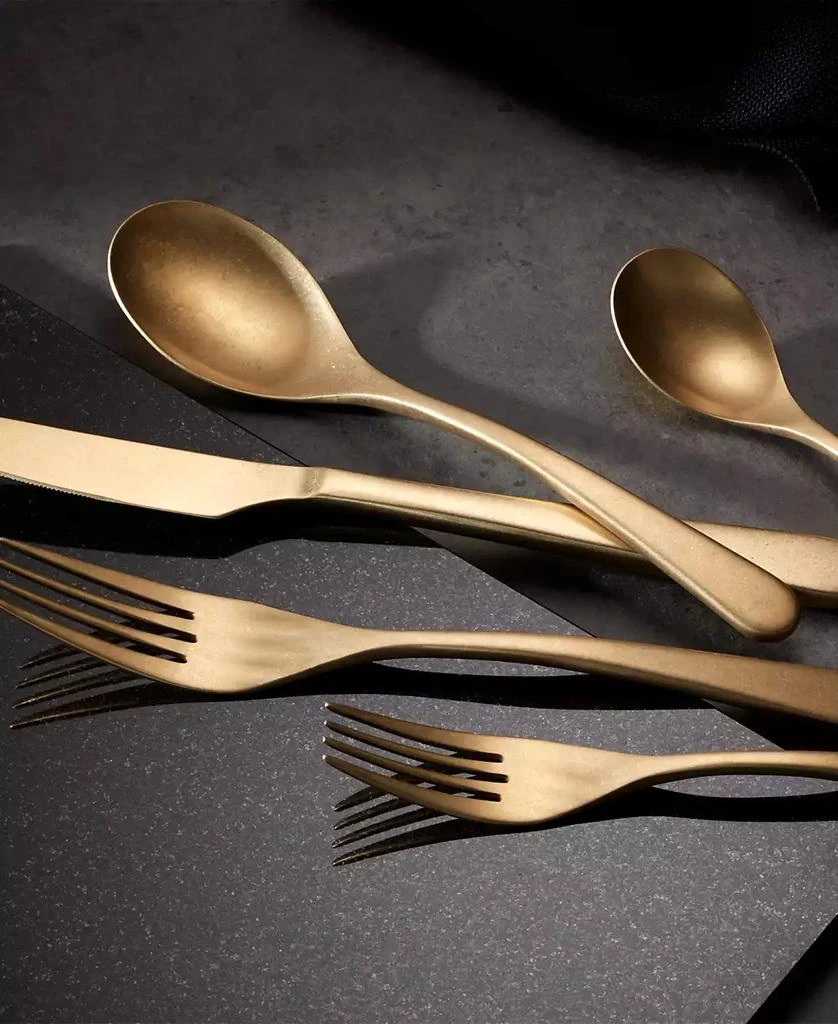 商品Oneida|Kenbrook Champagne Tumbled 20 Piece Everyday Flatware Set, Service For 4,价格¥748,第4张图片详细描述