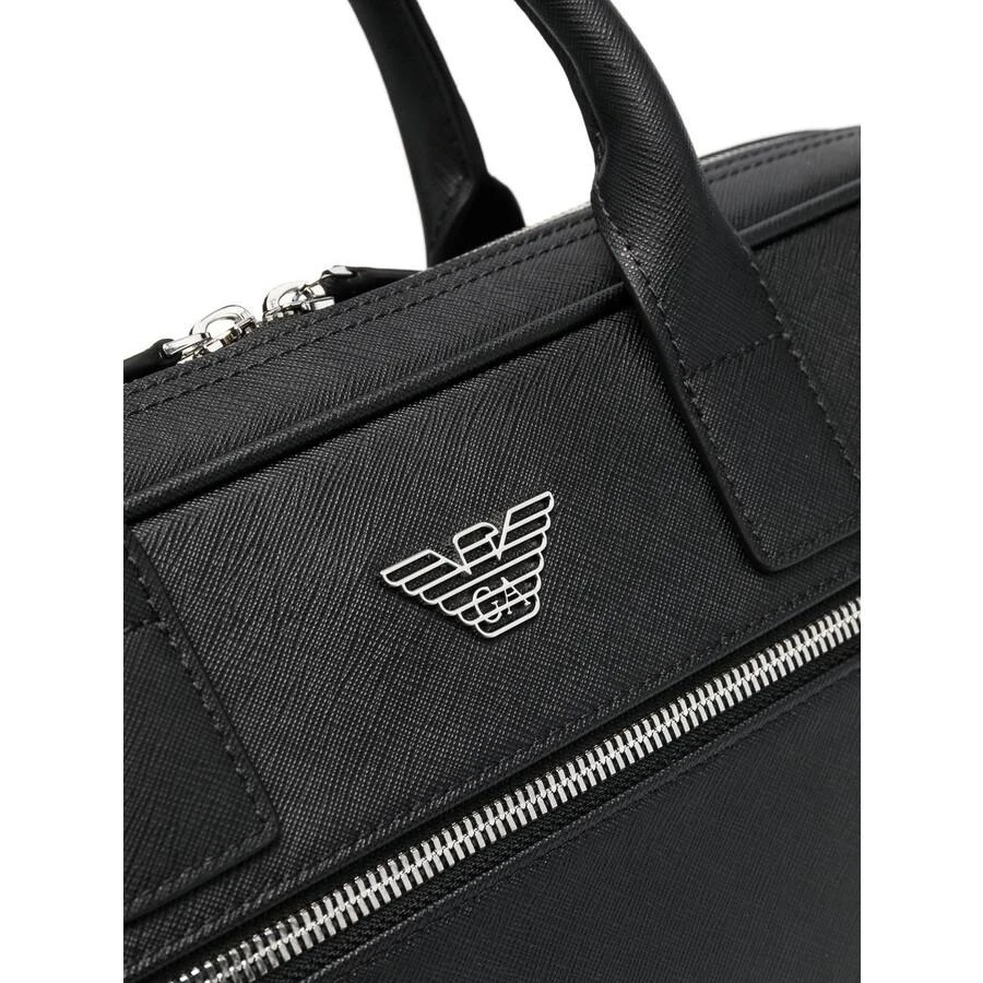 商品Emporio Armani|Regenerated Saffiano Leather Business Bag,价格¥1501,第3张图片详细描述