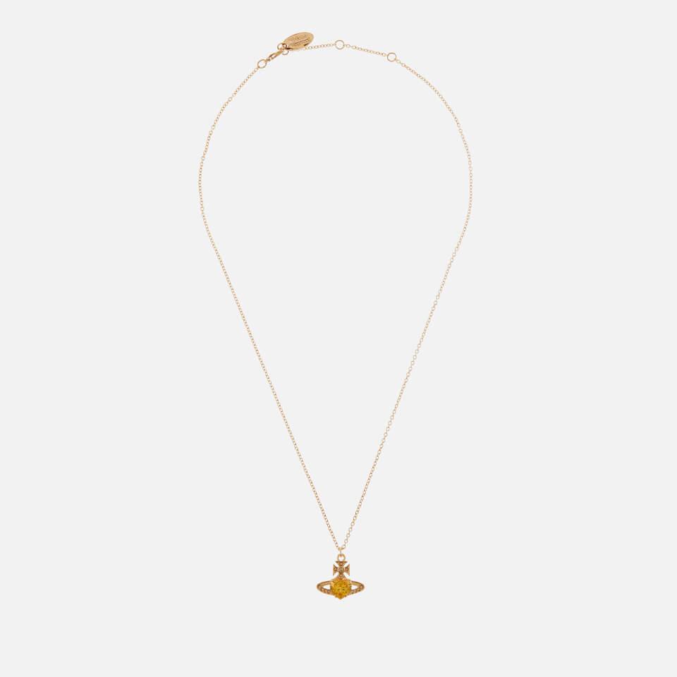 Vivienne Westwood Ariella Brass and Crystal Necklace商品第2张图片规格展示