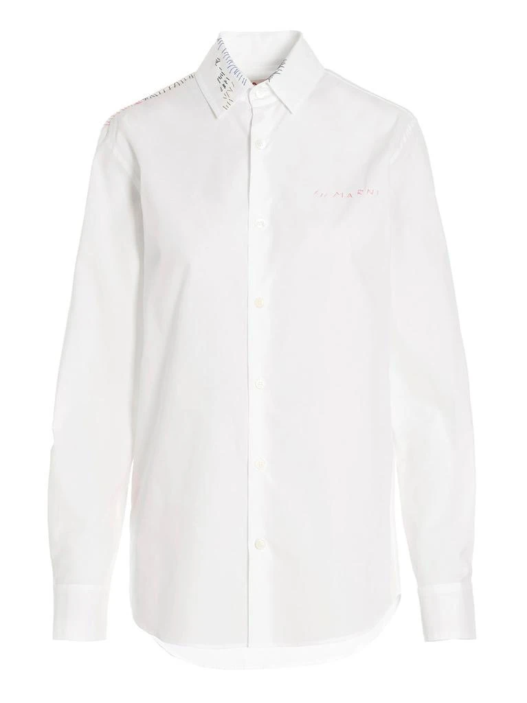 商品Marni|Marni Long-Sleeved Buttoned Shirt,价格¥2294,第1张图片