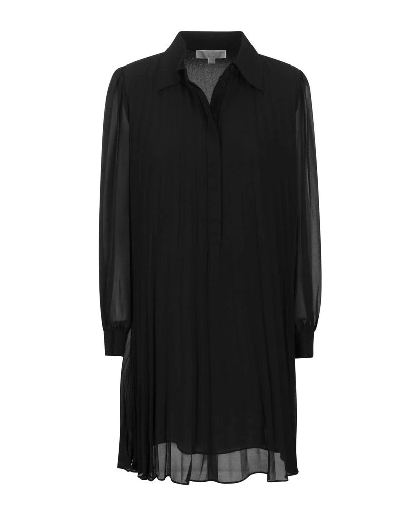 商品Michael Kors|Georgette Chemisier Dress With Pleats,价格¥1707,第1张图片