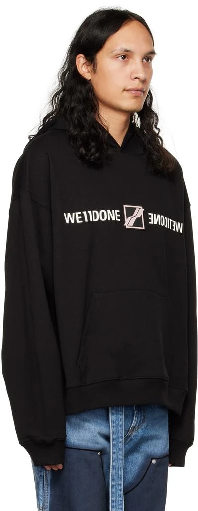 商品We11done|Black Bonded Hoodie,价格¥1155,第2张图片详细描述