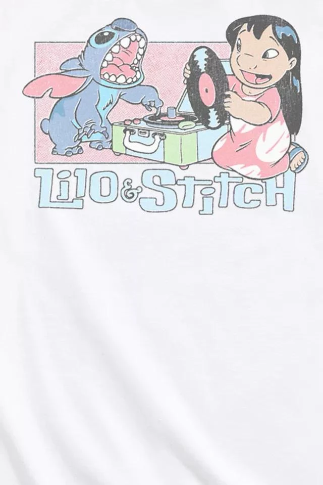 商品Urban Outfitters|Lilo & Stitch Record Player Tee,价格¥265,第2张图片详细描述