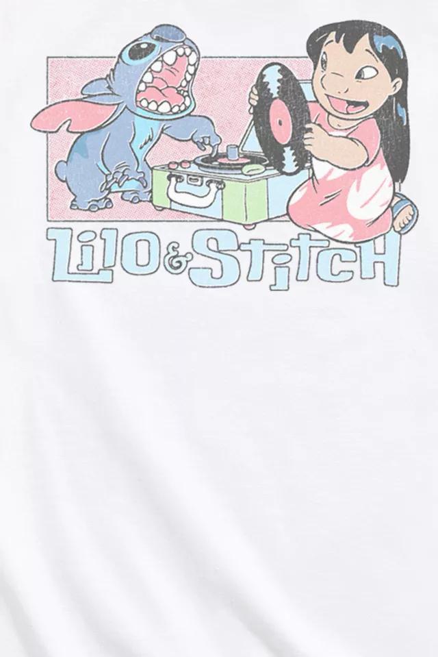 商品Urban Outfitters|Lilo & Stitch Record Player Tee,价格¥262,第4张图片详细描述