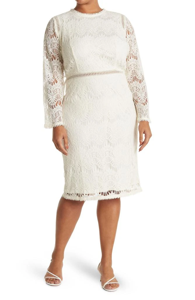 商品Love by Design|Allison Long Sleeve Lace Midi Dress,价格¥375,第1张图片