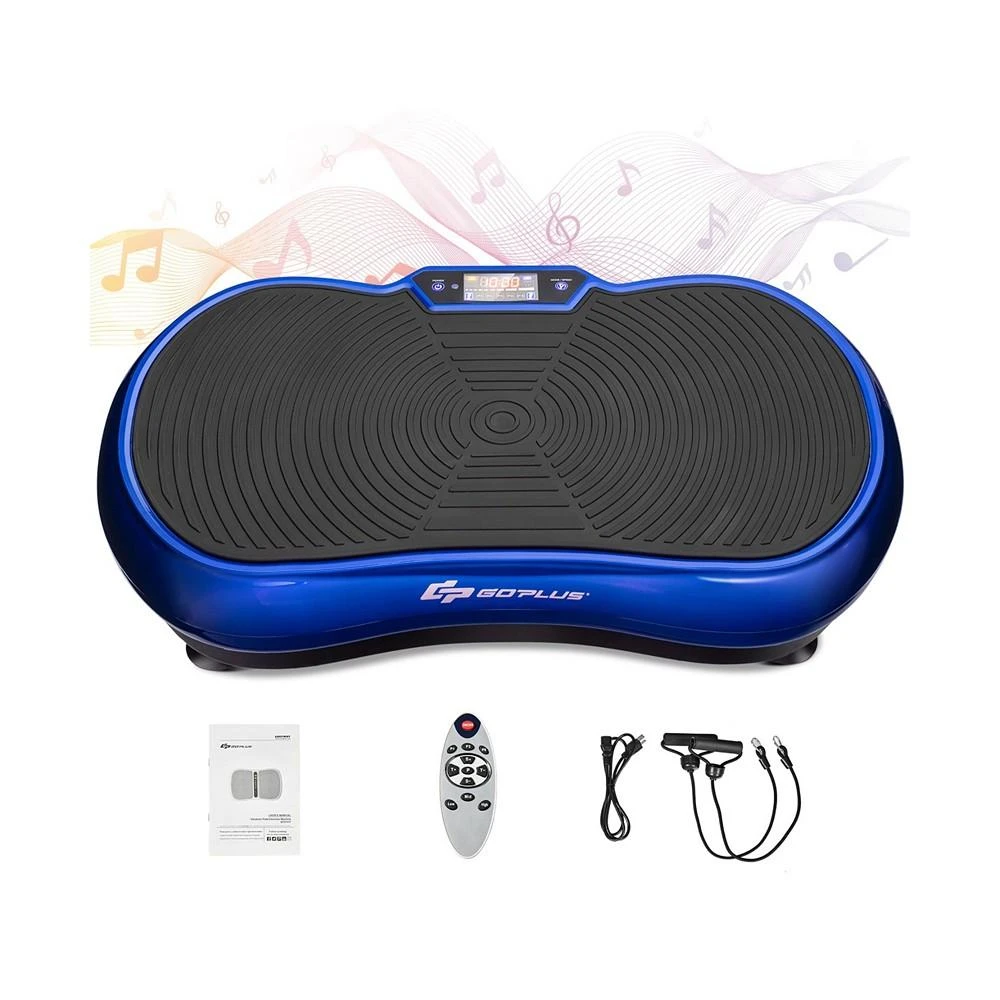 商品Costway|3D Vibration Plate Fitness Machine W/Loop Bands Remote Control,价格¥930,第1张图片