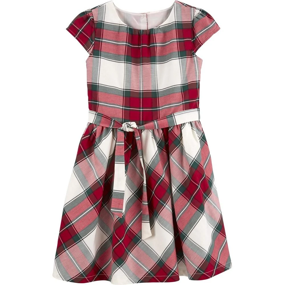 商品Carter's|Little Girls Plaid Dress,价格¥85,第1张图片