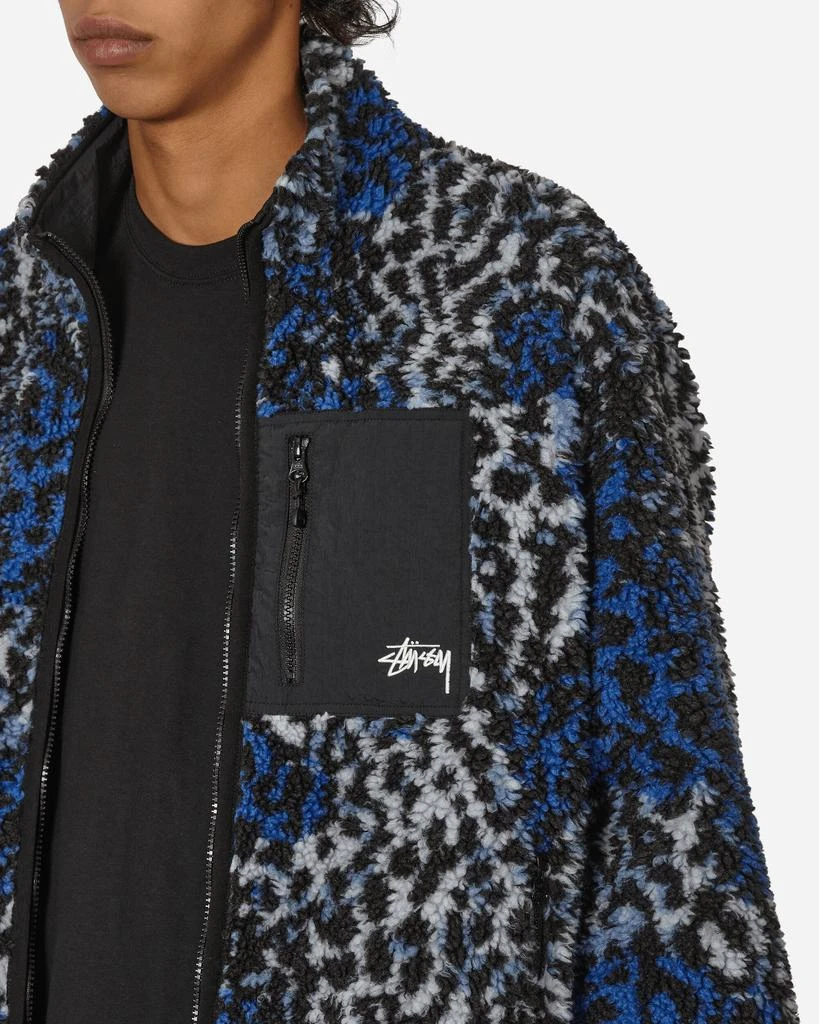 Sherpa Reversible Jacket Blue Leopard 商品