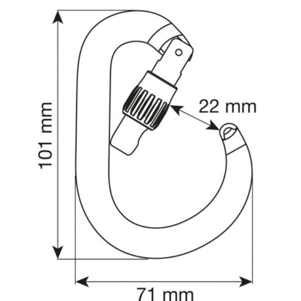 商品Camp|NIMBUS LOCK CARABINER,价格¥106,第3张图片详细描述