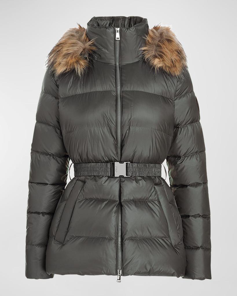 商品Ralph Lauren|Taffeta Belted Down Jacket,价格¥4391,第4张图片详细描述