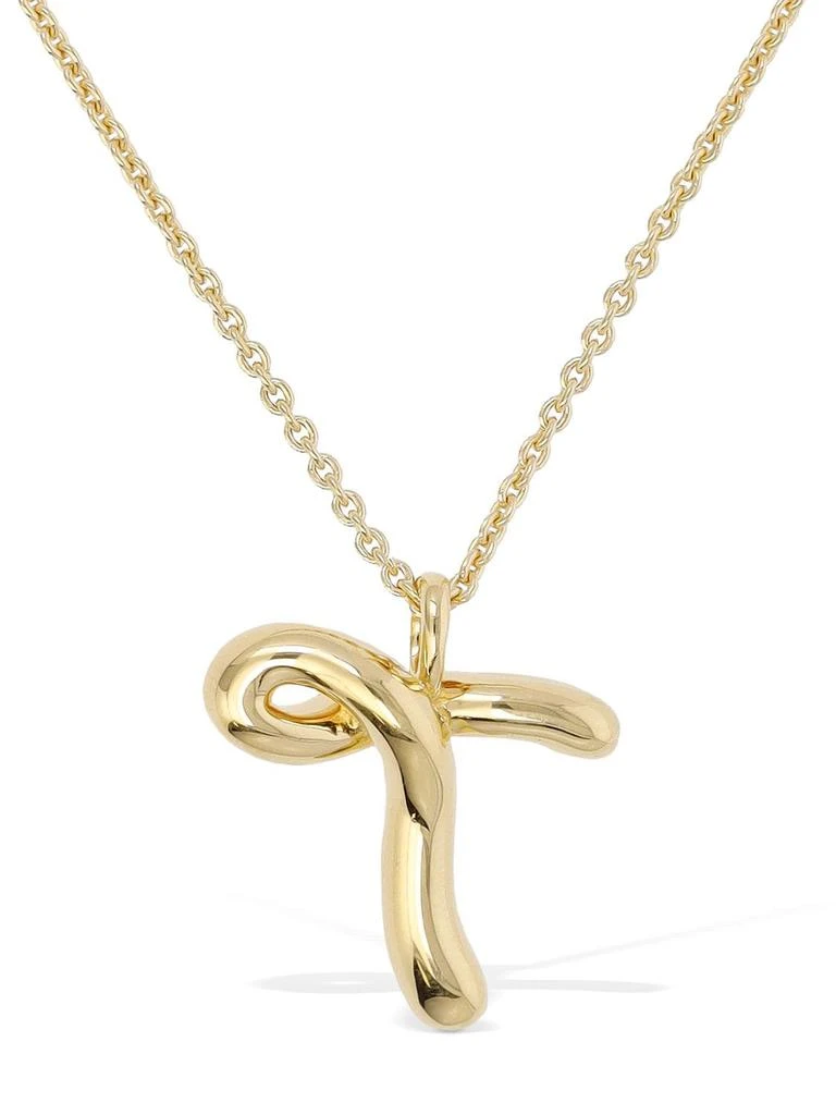 商品Missoma|Curvy Molten "t" Pendant Necklace,价格¥858,第1张图片