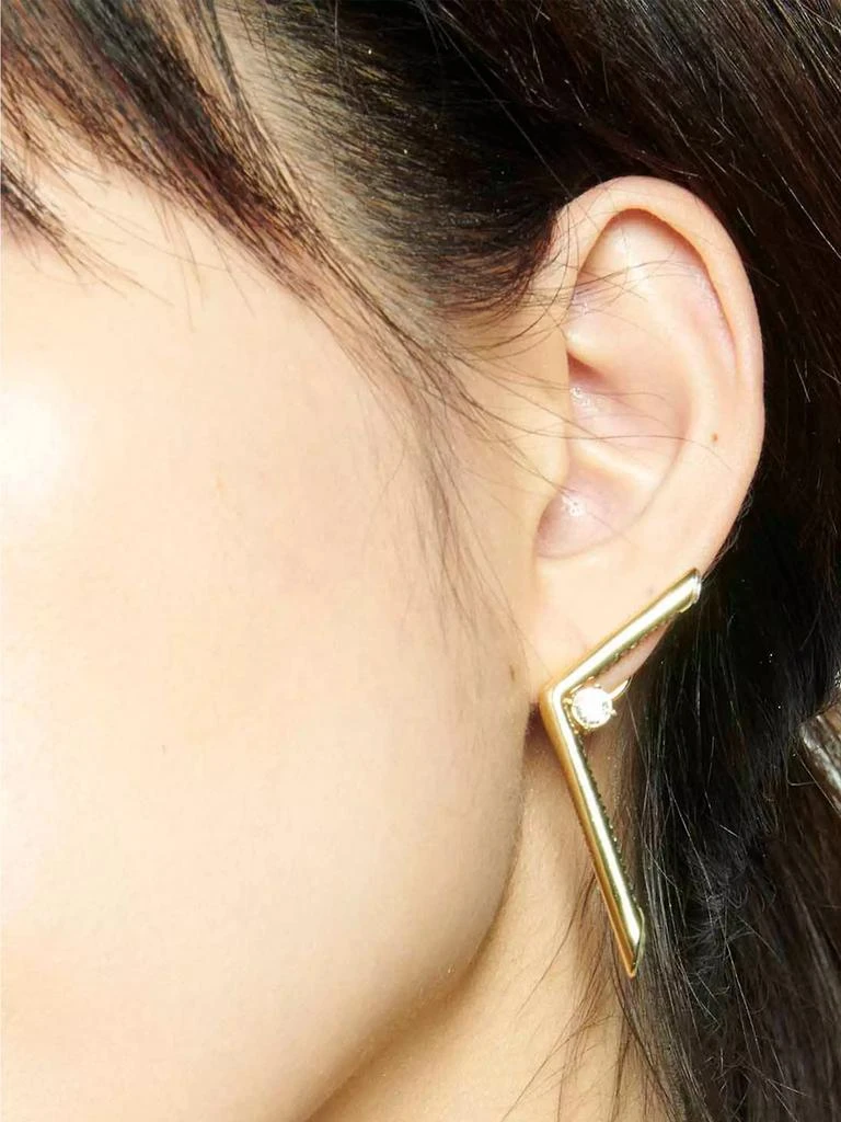 商品Demarson|Zia 12K Gold-Plated Crystal Earrings,价格¥1874,第3张图片详细描述