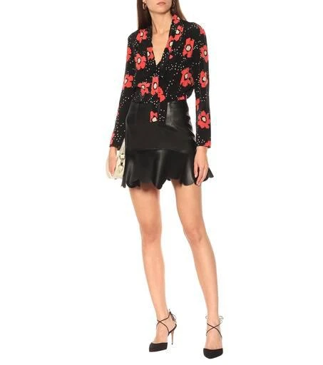 商品RED Valentino|花卉双绉女式上衣,价格¥3358,第2张图片详细描述