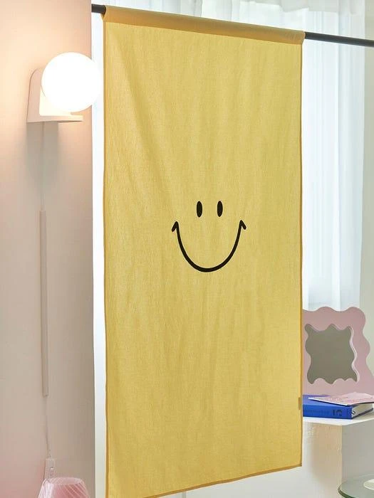 商品DECOVIEW|Smiley_Embroidered Curtain,价格¥340,第3张图片详细描述