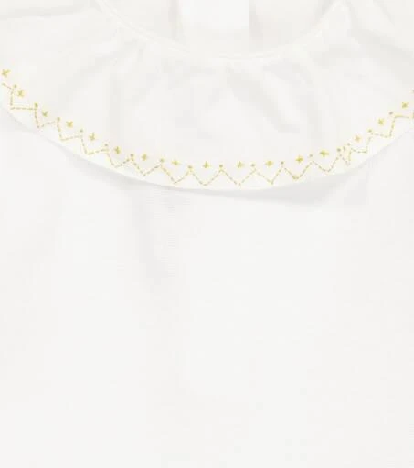 商品Bonpoint|Baby embroidered cotton onesie,价格¥724,第3张图片详细描述