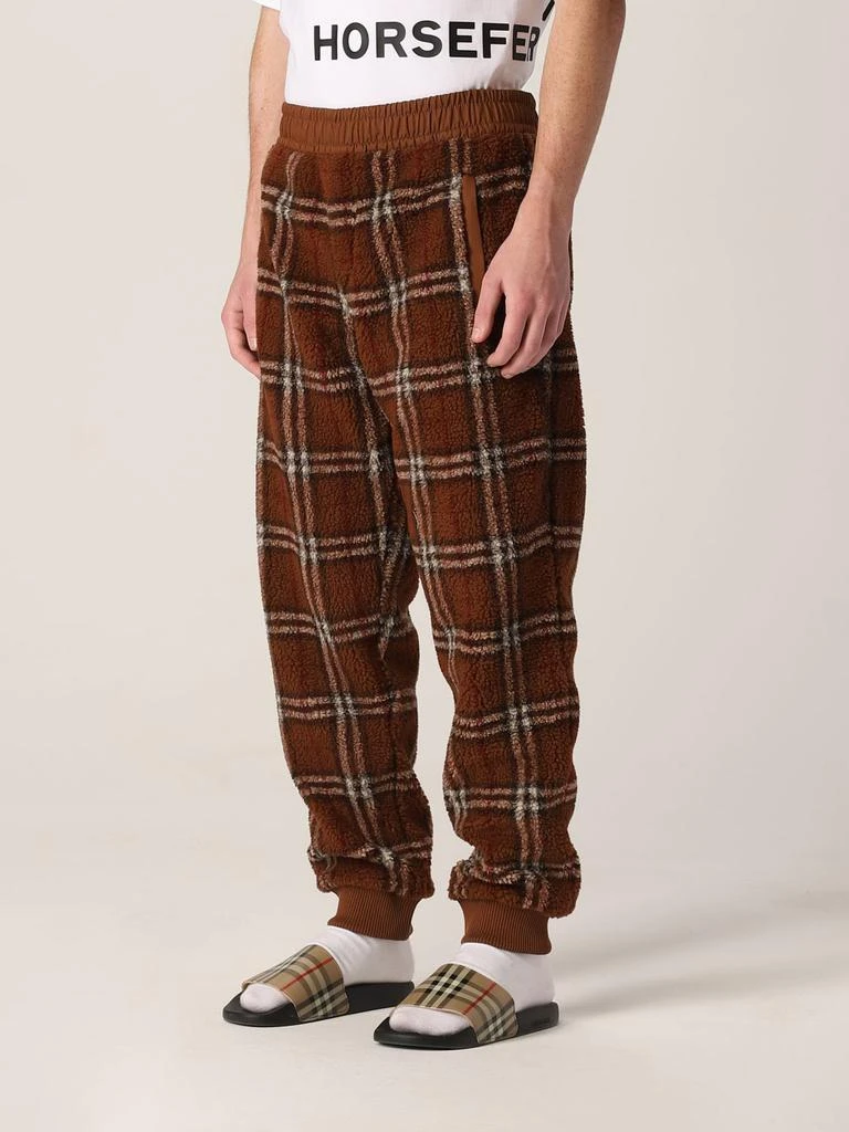 商品Burberry|Burberry check fleece jogging pants,价格¥2528,第4张图片详细描述