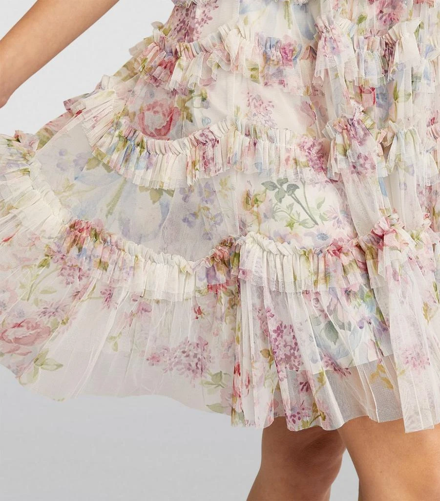 商品Needle & Thread|Floral Wonder Ruffle Mini Dress,价格¥2177,第4张图片详细描述