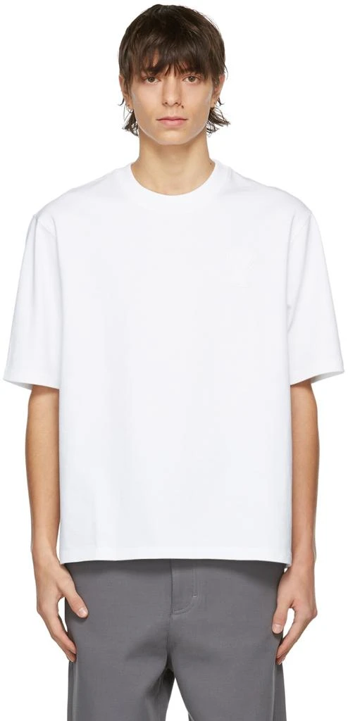 商品AMI|White Ami de Cœur T-Shirt,价格¥1009,第1张图片