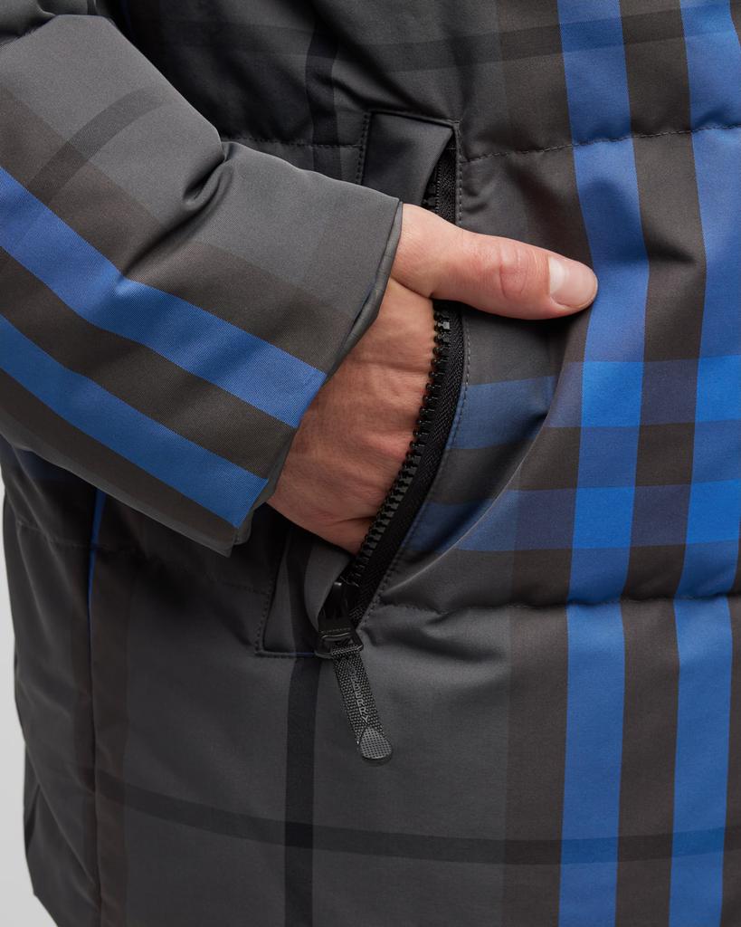 Men's Digby Check Puffer Jacket商品第7张图片规格展示