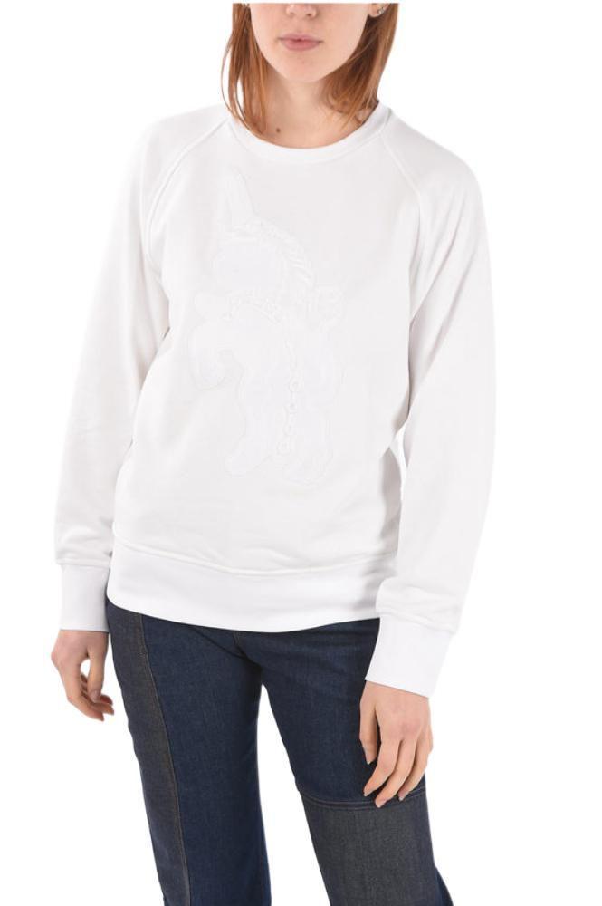 商品Neil Barrett|Neil Barrett Womens White Other Materials Sweatshirt,价格¥6625,第1张图片