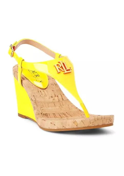 商品Ralph Lauren|Ralph Lauren Jeannie Sandals,价格¥490,第1张图片