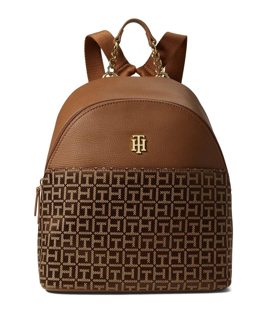 商品Tommy Hilfiger|Antonella II Small Backpack Square Monogram Jacquard,价格¥682,第1张图片