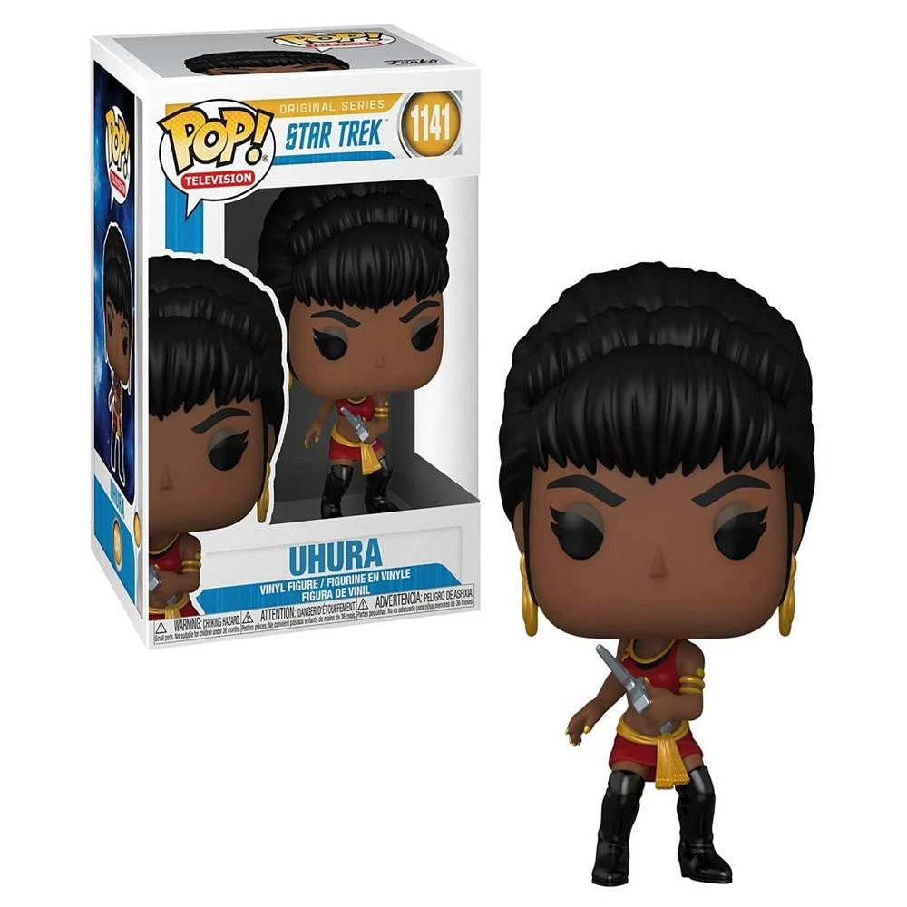 TV POP Star Trek Captain Kirk in Chair Khan and Uhura 3 Piece Collectors Set 商品