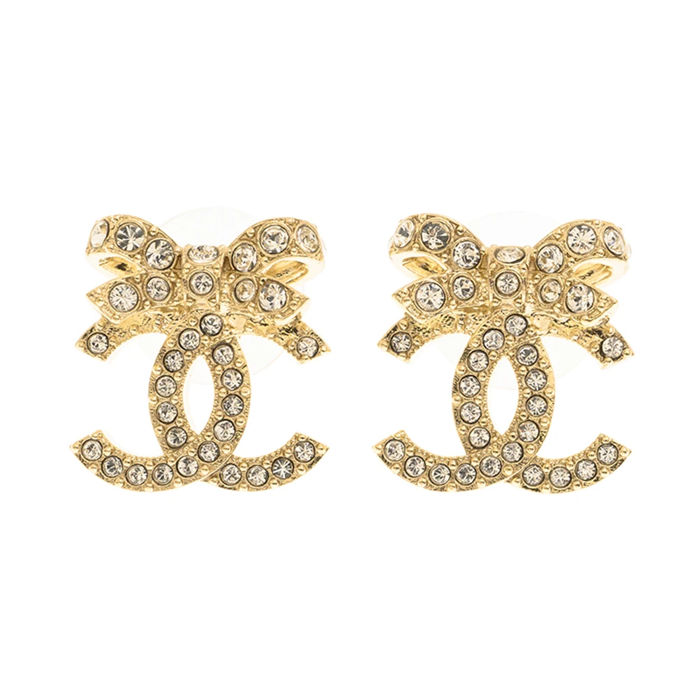 商品[国内直发] Chanel|CHANEL 金色女士耳钉 ABA922,价格¥9526,第1张图片