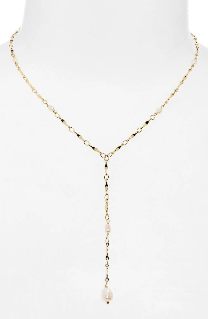 商品Nordstrom|Demi-Fine Faux Pearl Y-Necklace,价格¥95,第2张图片详细描述