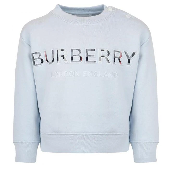 商品Burberry|Blue Mini Eugene Sweatshirt,价格¥1272,第1张图片