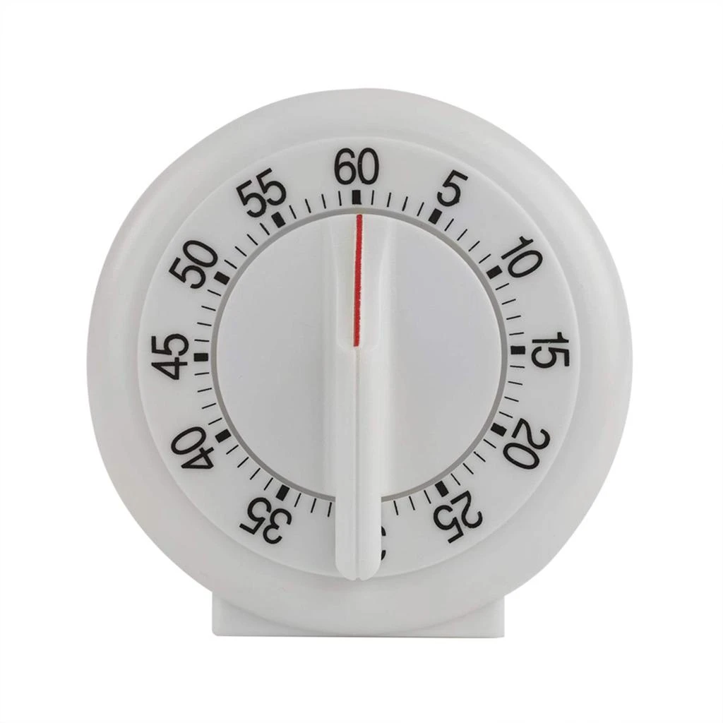 商品Home Basics|Home Basics 60 Minute Mechanical Kitchen Timer, White,价格¥115,第3张图片详细描述