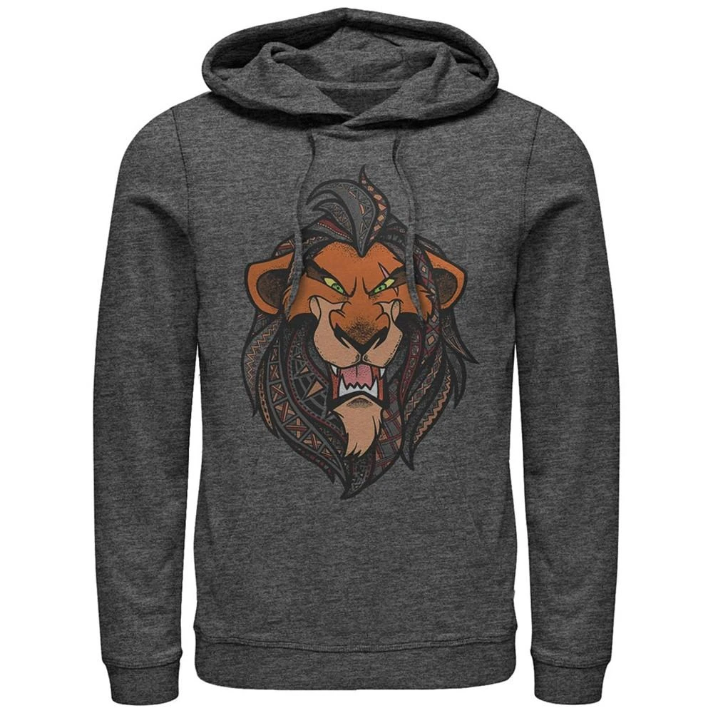 商品Disney|Disney Men's Lion King Scar Geometric Pattern Fill Portrait, Pullover Hoodie,价格¥422,第1张图片