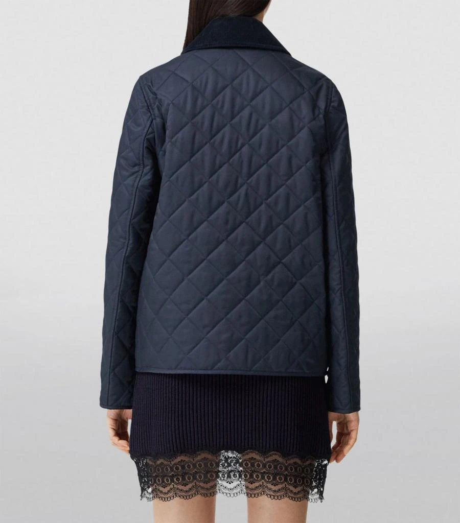 Corduroy-Collar Diamond-Quilted Jacket 商品