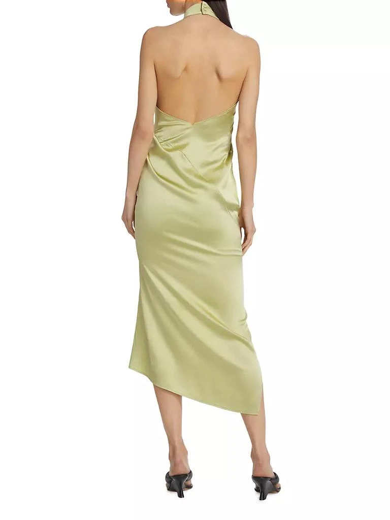 商品Helmut Lang|Silk Draped Midi-Dress,价格¥1218,第5张图片详细描述