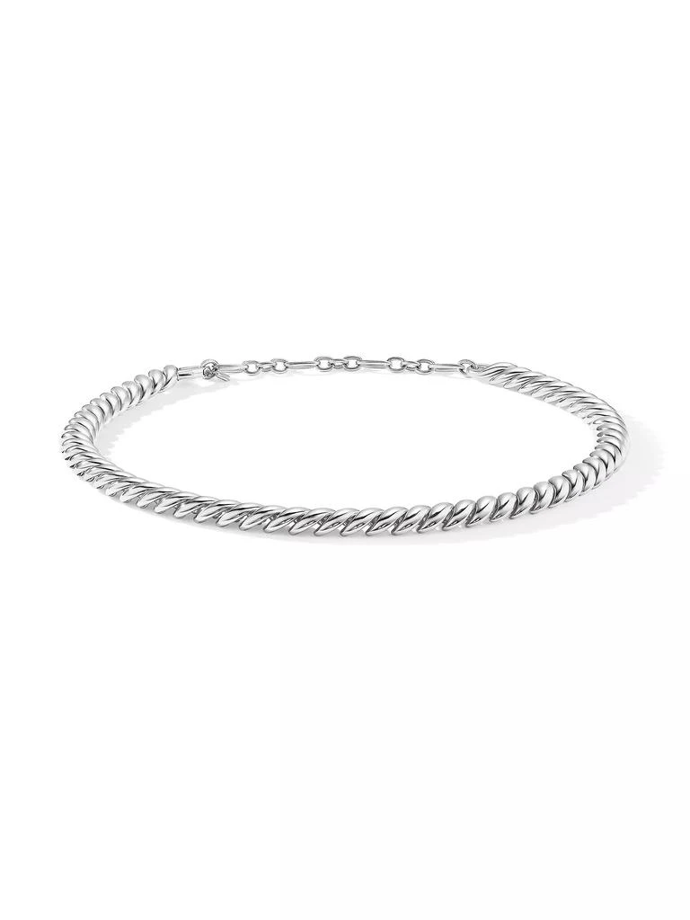 商品David Yurman|Sculpted Cable Necklace in Sterling Silver, 8.5MM,价格¥11613,第2张图片详细描述