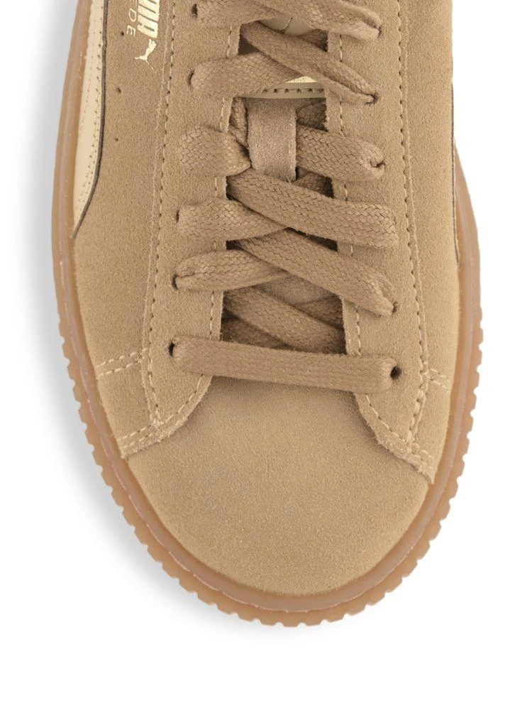 商品Puma|Leather Lace-Up Sneakers,价格¥752,第4张图片详细描述