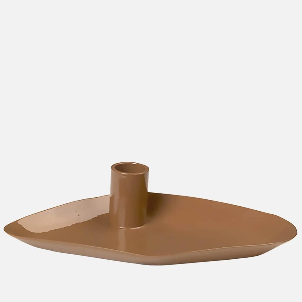 商品Broste Copenhagen|Broste Copenhagen Mie Mini Iron Candle Plate - Caramel Brown,价格¥60,第1张图片
