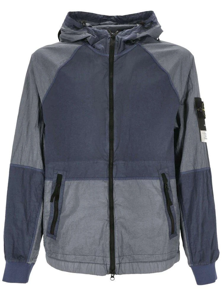 商品Stone Island|Stone Island Zip-Up Hooded Jacket,价格¥4769,第1张图片